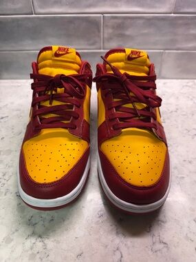 Nike Dunk Low Retro Midas Gold/ Tough Red Size 12
